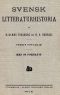 [Gutenberg 49801] • Svensk litteraturhistoria